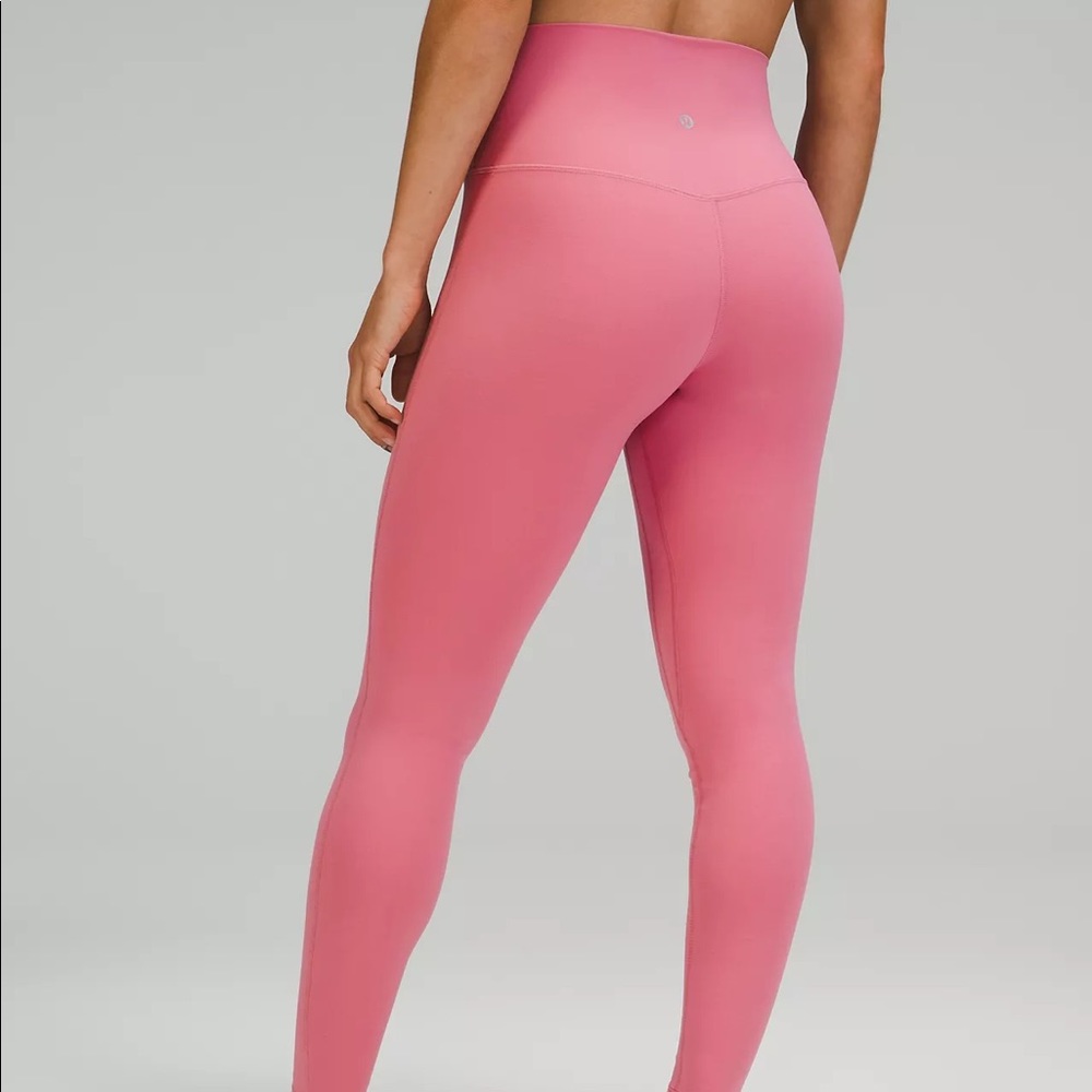 Lululemon Align™ High-Rise Pant 25” size 12 PINK BLOSSOM PBOL - Picture 3 of 6